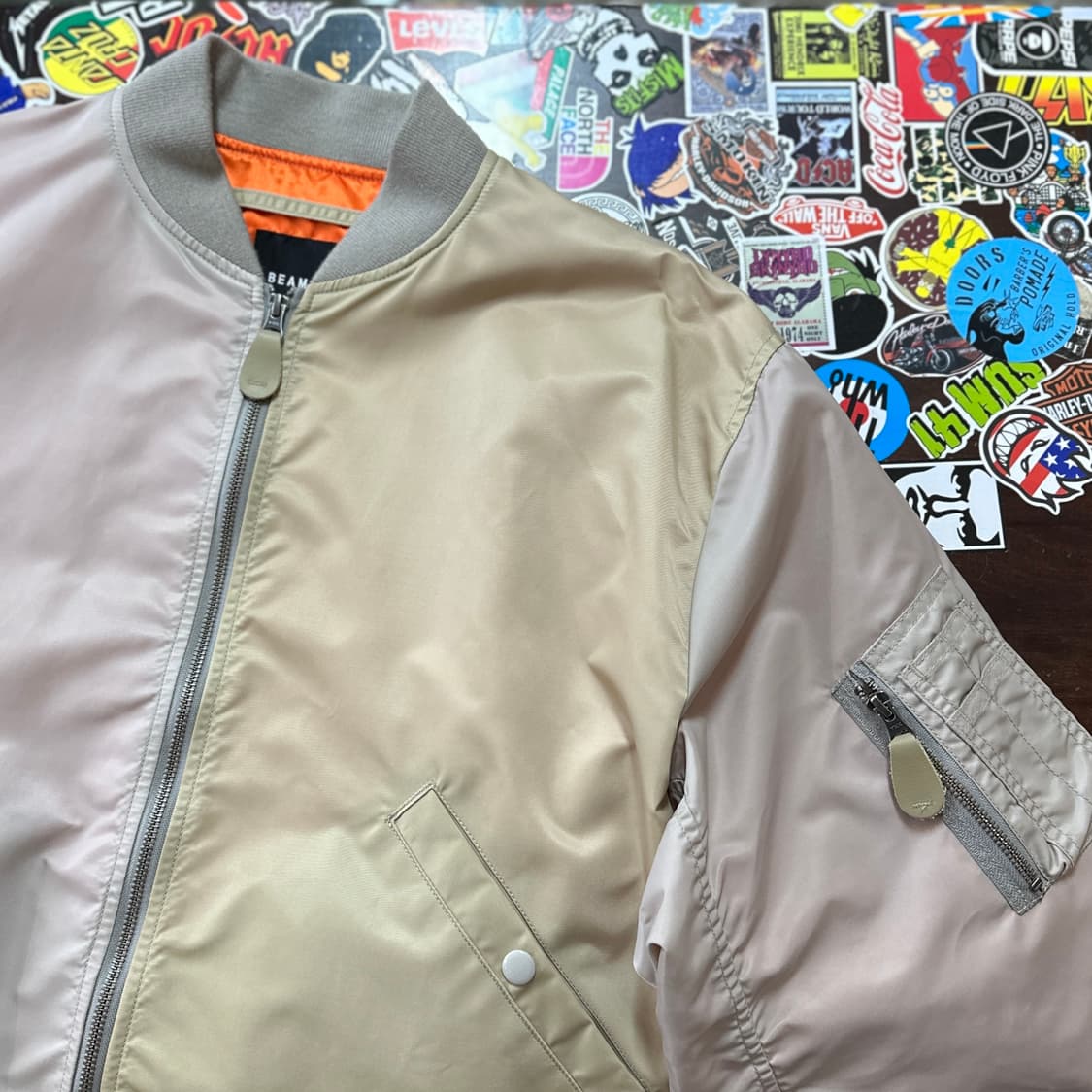 빔즈 나일론 MA-1 자켓 M 상품이미지3