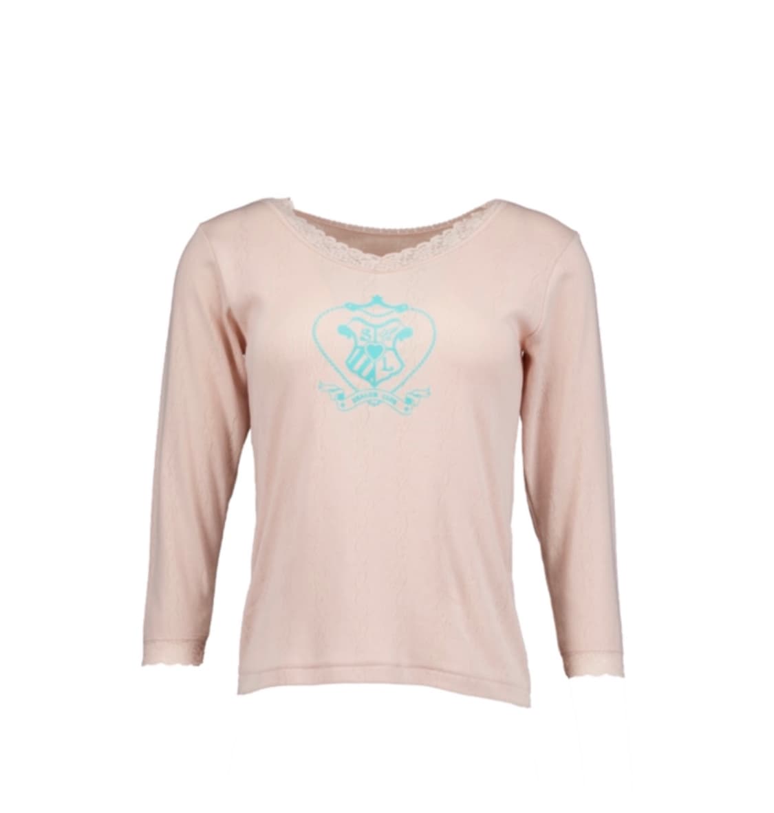 샬롬클럽 Aegis Lace Top - Peach 상품이미지2