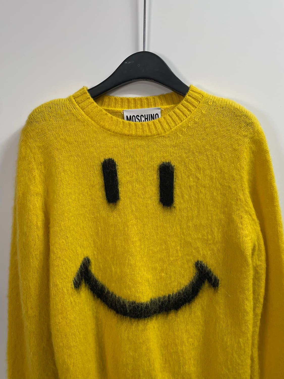 모스키노 인타르시아 스마일리 모헤어 니트 (on.207) 상품이미지2