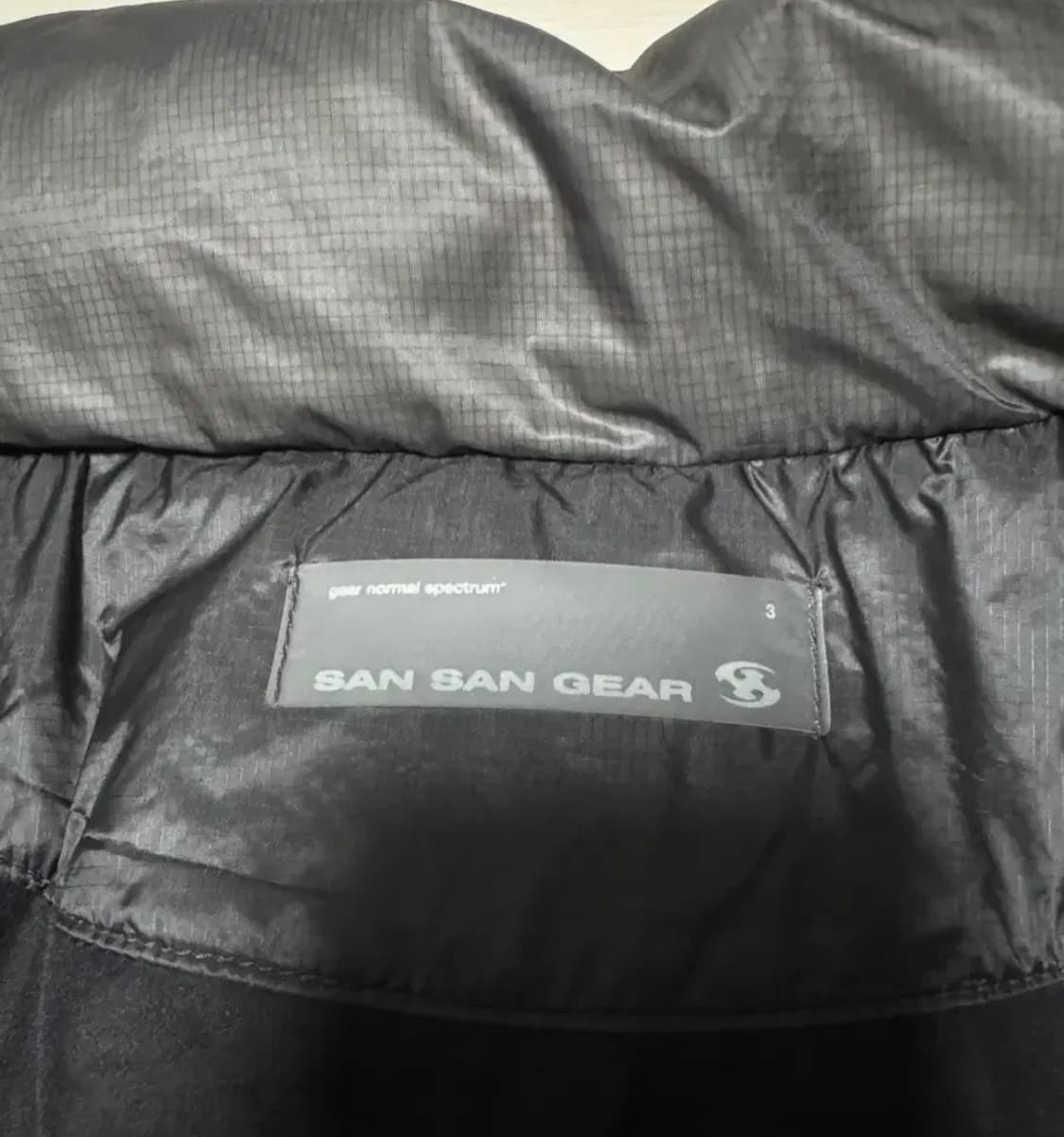 산산기어 푸퍼 자켓 블랙 (XL) 3사이즈 상품이미지5