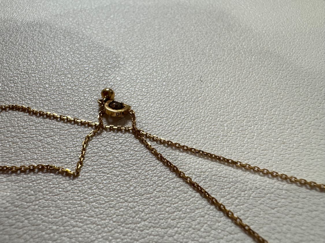 디디에두보 14k 로즈골드 다이아 목걸이 상품이미지5