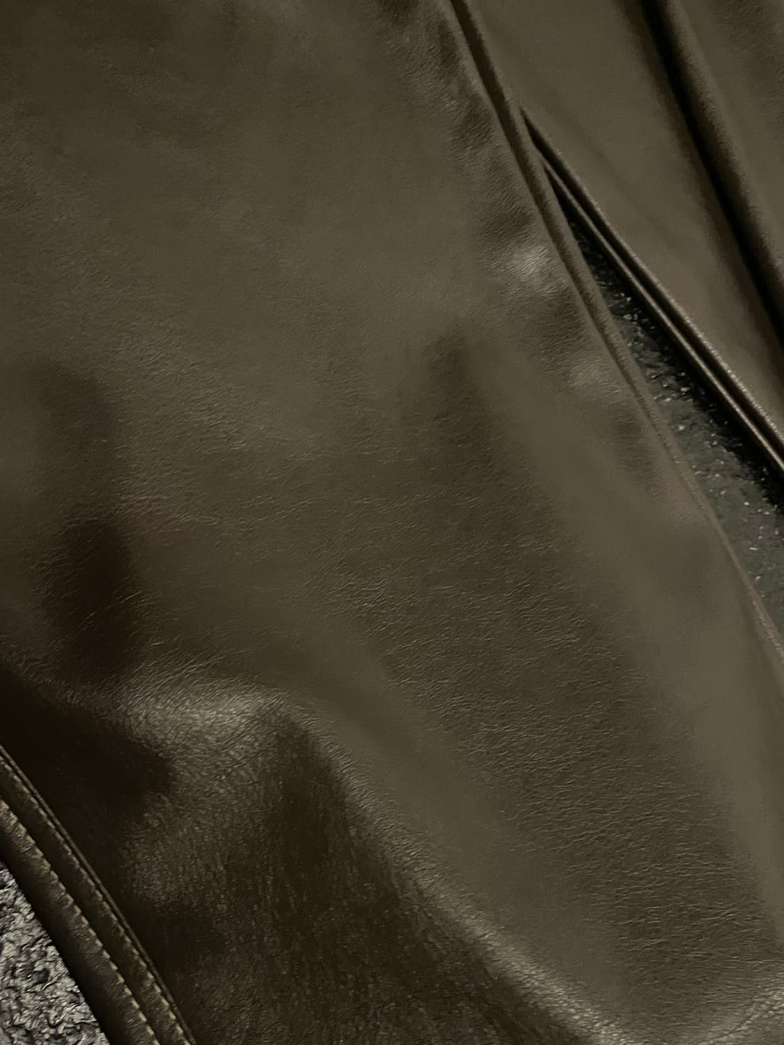 vegan leather semi wide pants 상품이미지3
