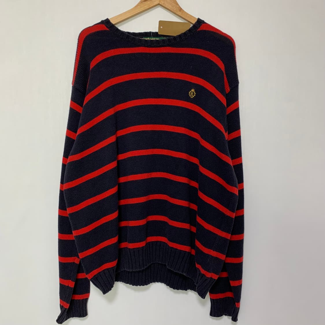 로렌랄프로렌 스트라이프 니트 빈티지 스웨터 루즈핏 XL 상품이미지2