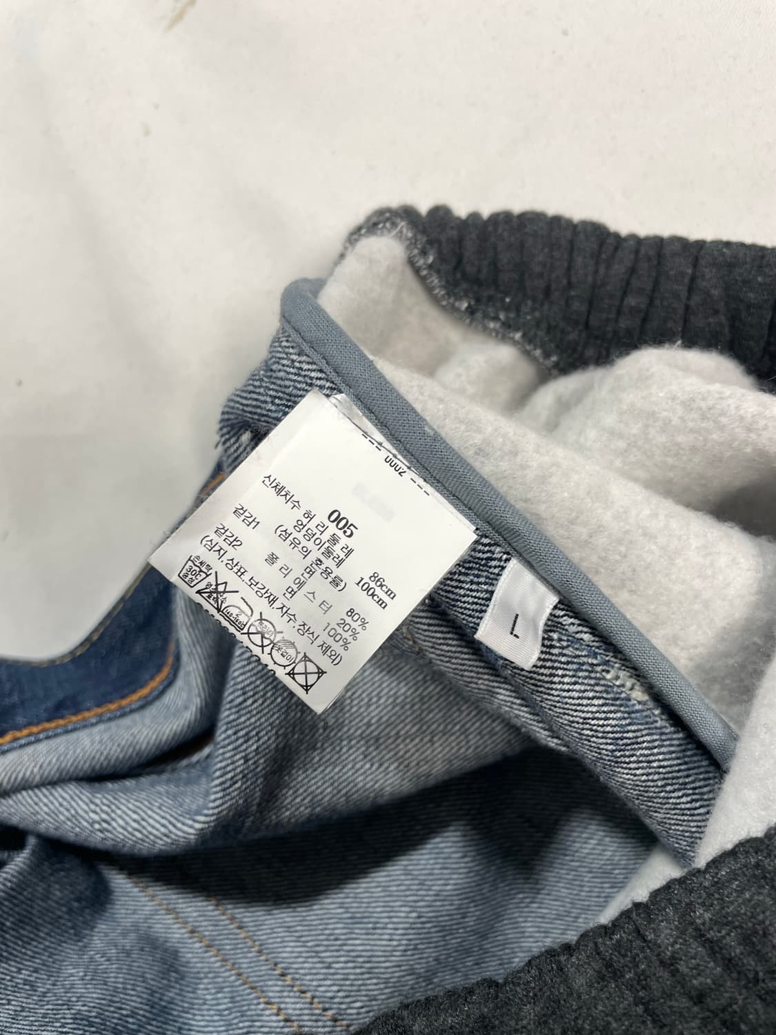 블레스 오버조깅진 dark grey 상품이미지8