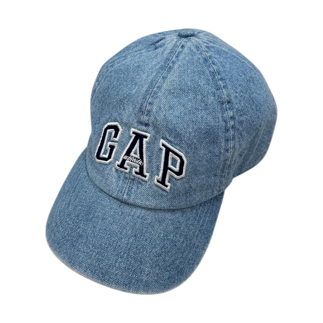 GAP 갭 빈티지 스펠로고 청 데님 볼캡 모자 상품이미지2