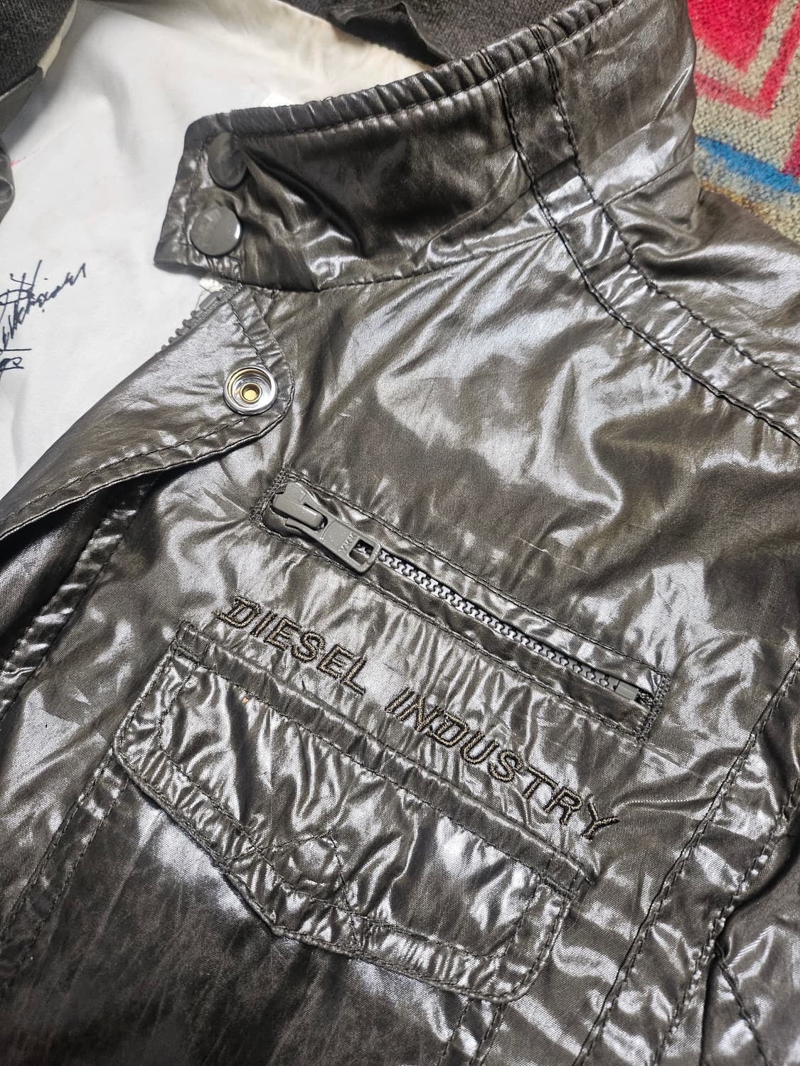 DIESEL 00s enamel nylon jacket 상품이미지5