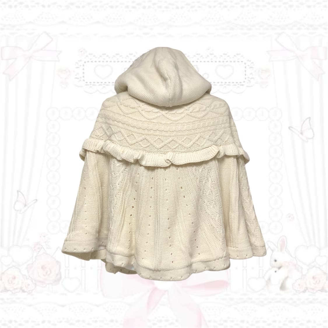 네고가능)엑시즈팜 달천깔 케이프 코트 라떼갸루 히메갸루 리즈리사 모리걸 상품이미지2