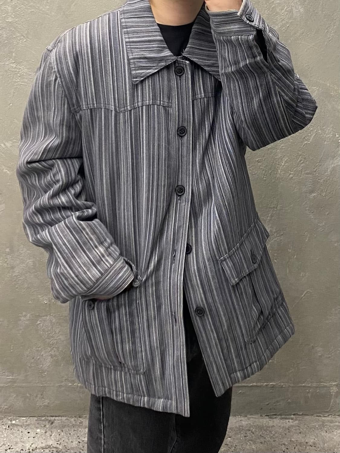 [4L] Posh boy 포쉬보이 재팬 스트라이프 웨스턴 자켓 상품이미지8