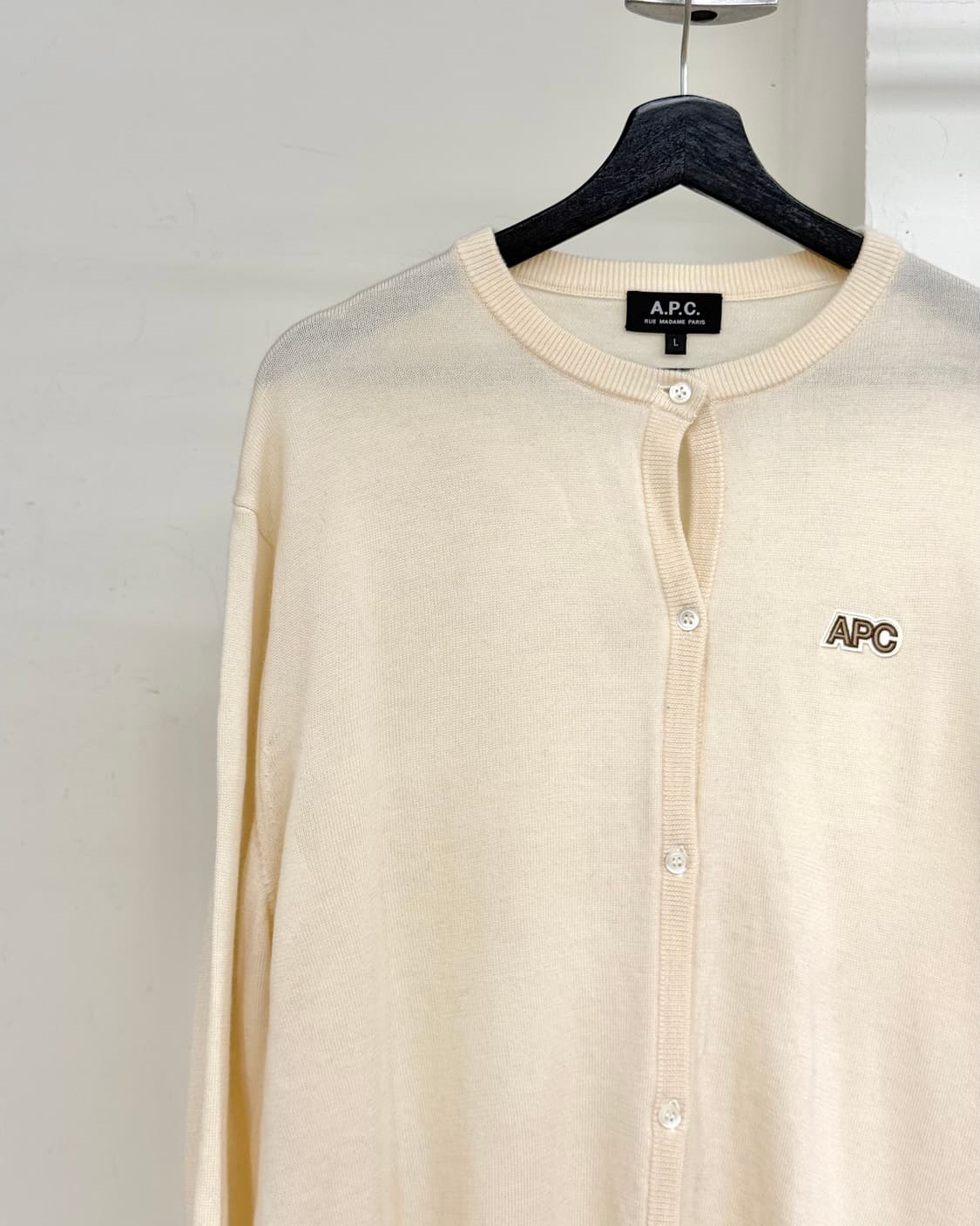 아페쎄 크림 밀라노 가디건 상품이미지3