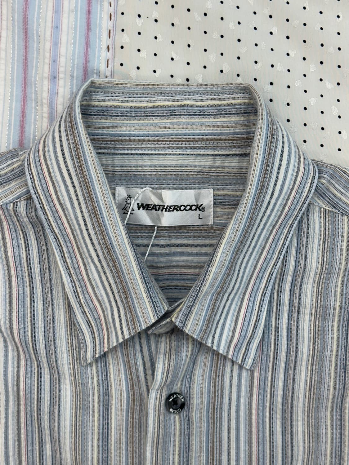 스트라이프 펭귄 포켓 셔츠 상품이미지8