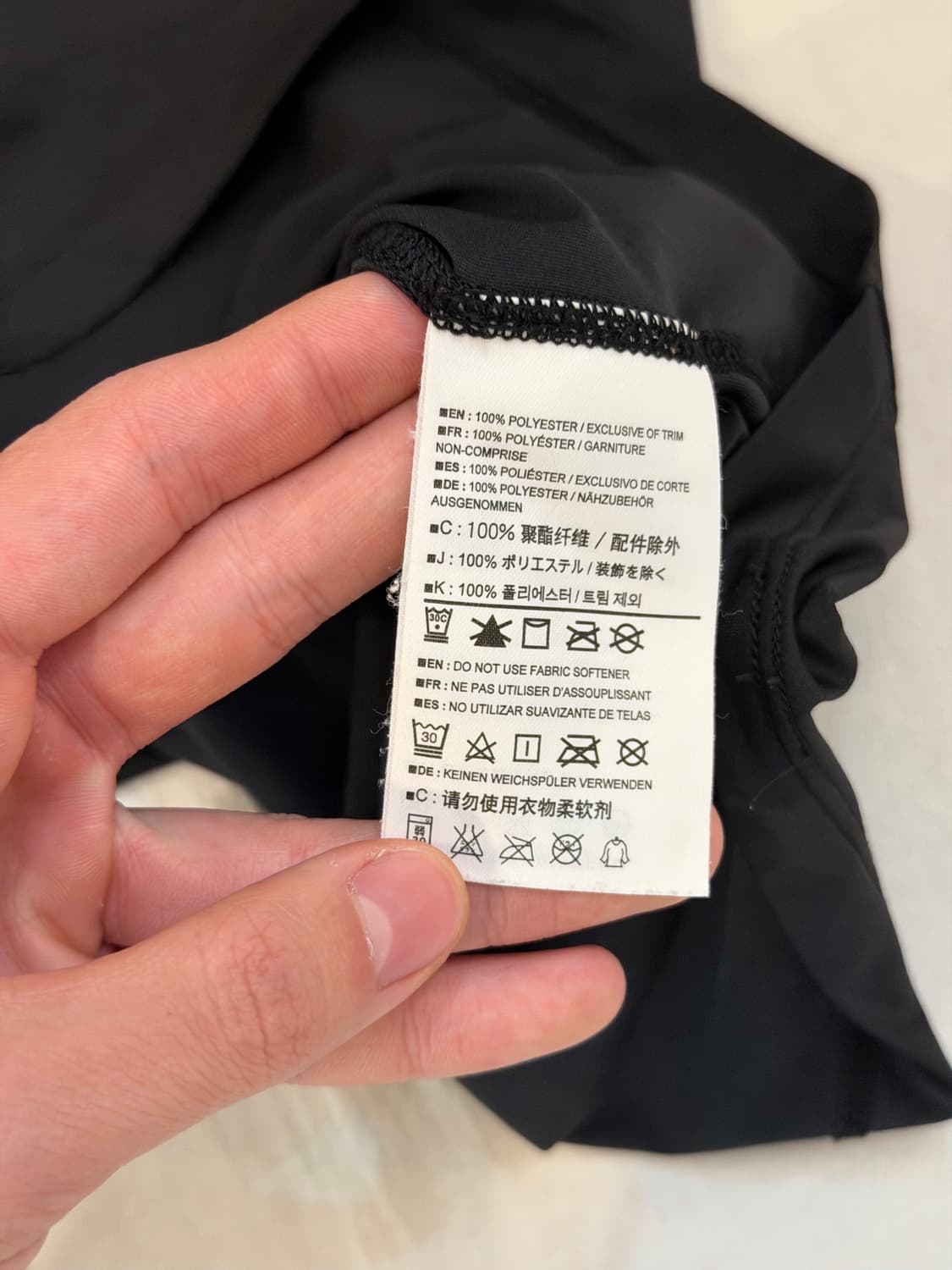 아크테릭스 이더 콤프 크루 롱슬리브 기능성 긴팔티 블랙 상품이미지5