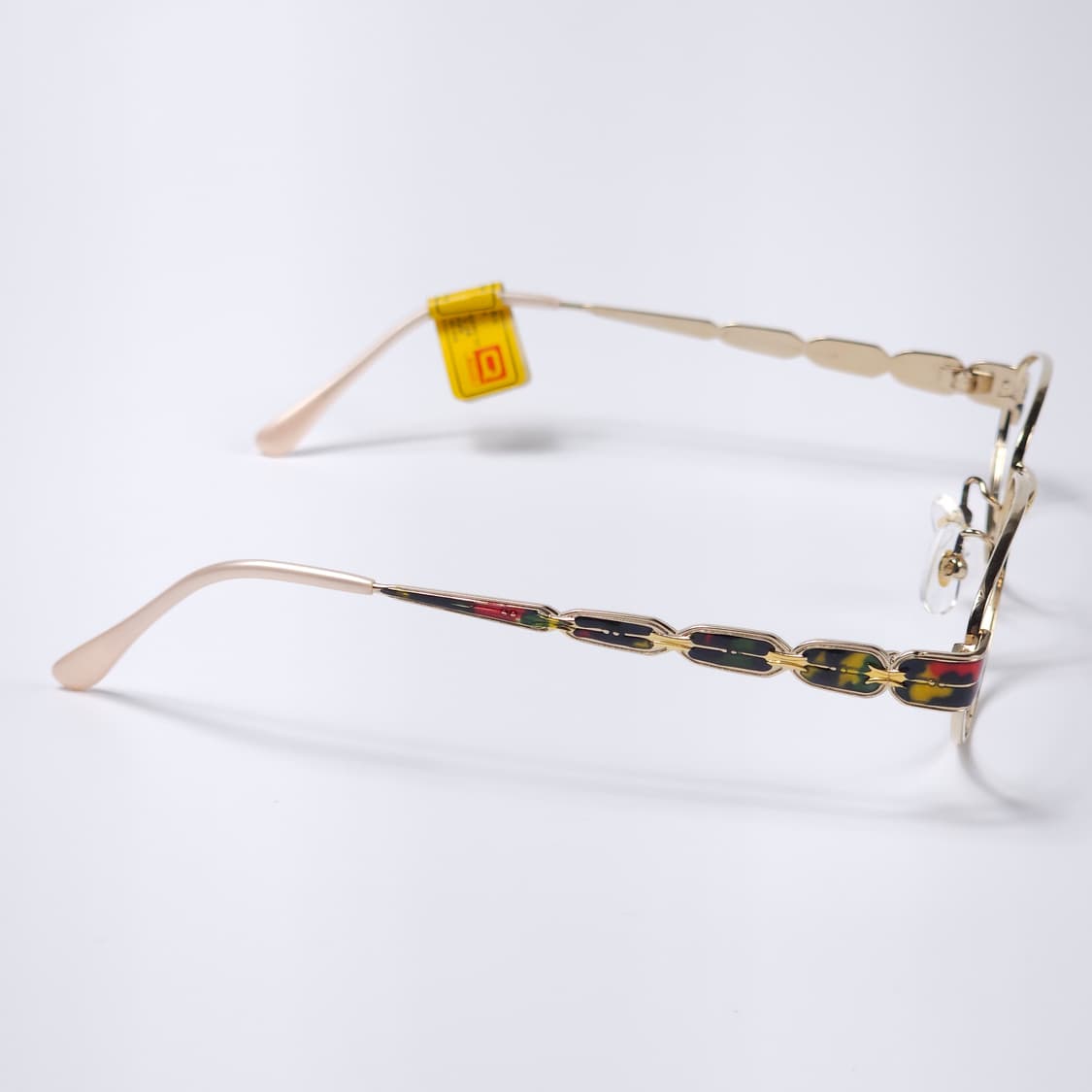 21K 도금 90년도 빈티지 오벌형 안경 상품이미지3