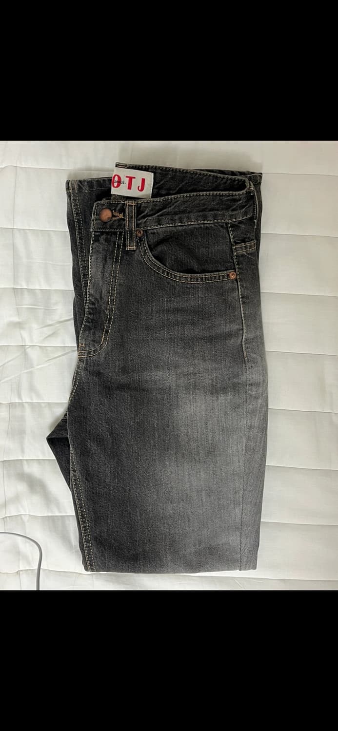 이네기 Moire Bootscut denim pants (grey) 상품이미지1