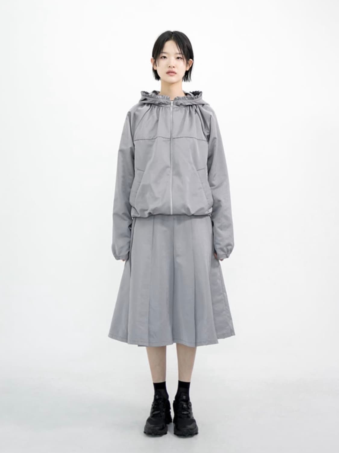 유노이아 Wind pleats skirt 상품이미지2