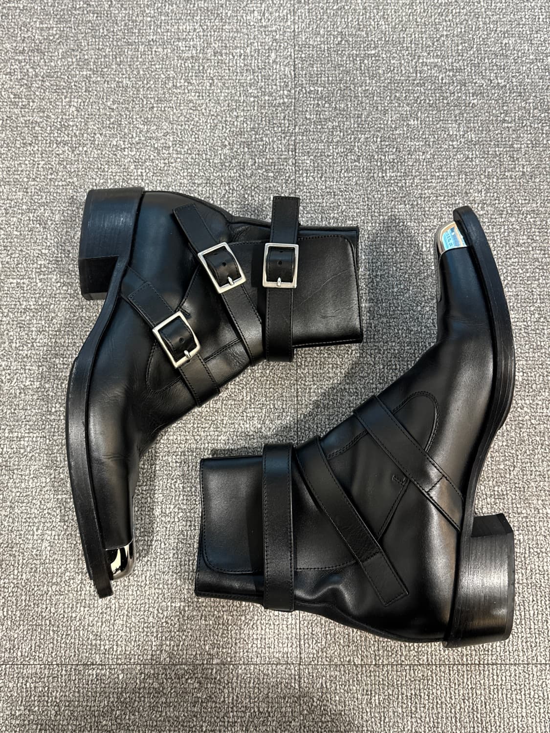 알렉산더 맥퀸 펑크 하네스 스틸토 부츠 42 상품이미지5