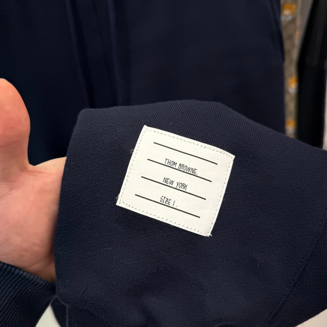 [1] 톰브라운 사선완장 조거팬츠 네이비 상품이미지4