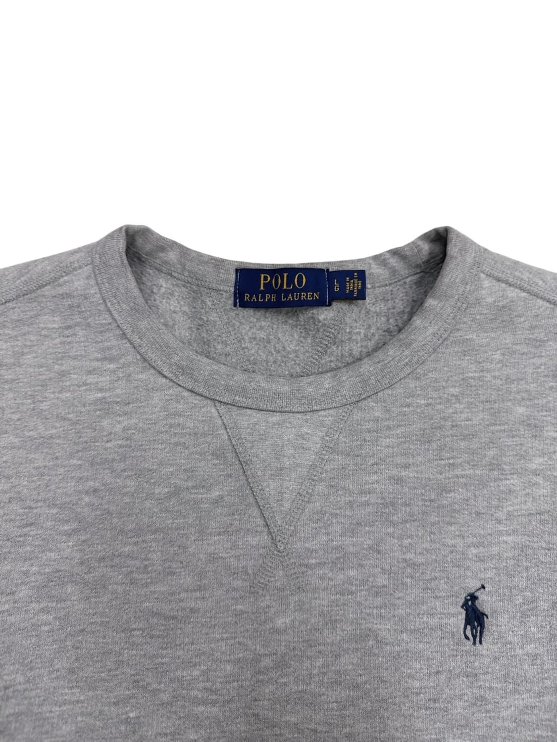 폴로 맨투맨 그레이 (L) 상품이미지3