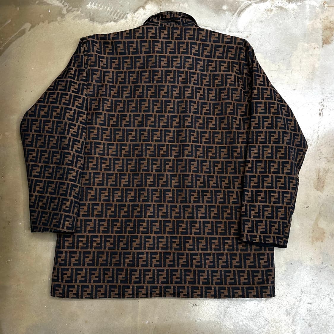 펜디 빈티지 FF 주카노 모노그램 패턴 리버시블 자켓 상품이미지3