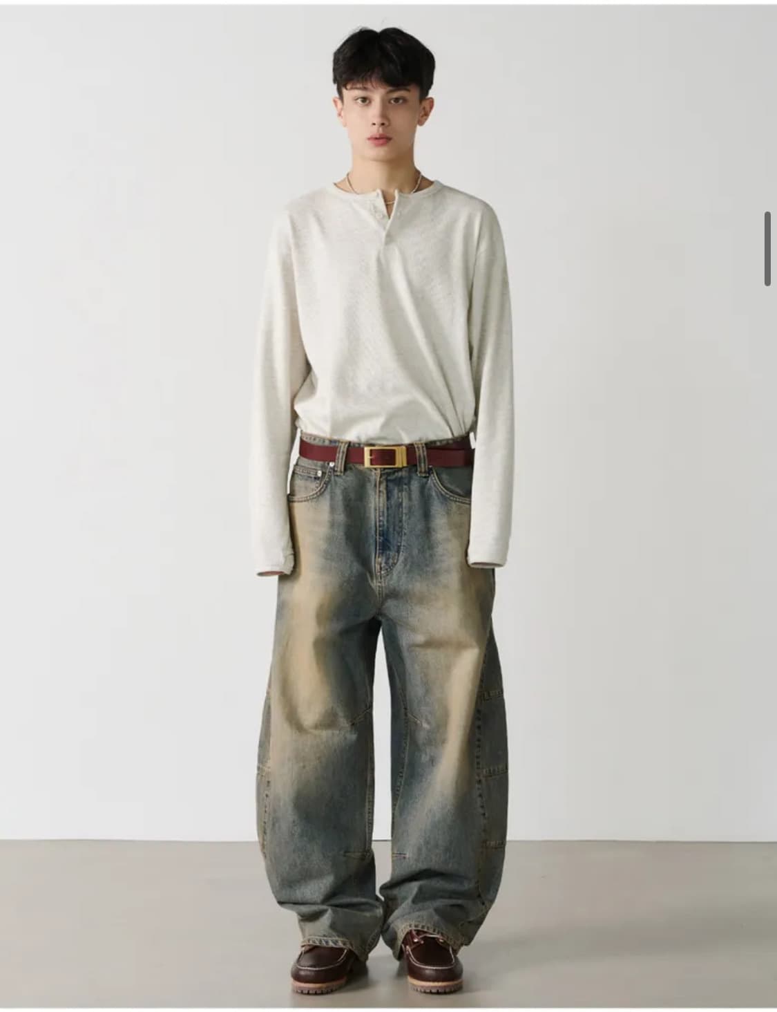 passer - Waffle Henleyneck Long Sleeve 상품이미지3