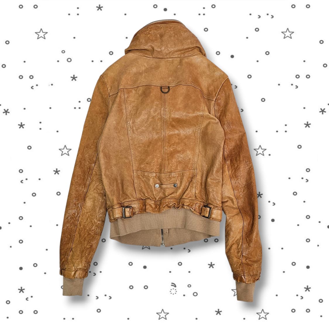 VTG 오렌지 브라운 양가죽자켓 상품이미지3