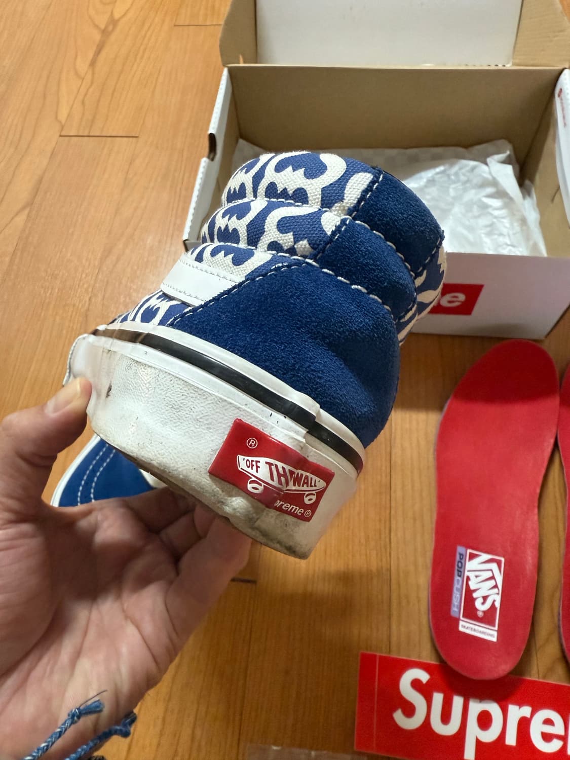 슈프림 21SS x 반스 스케이트 그로소 미드 모노그램 상품이미지5