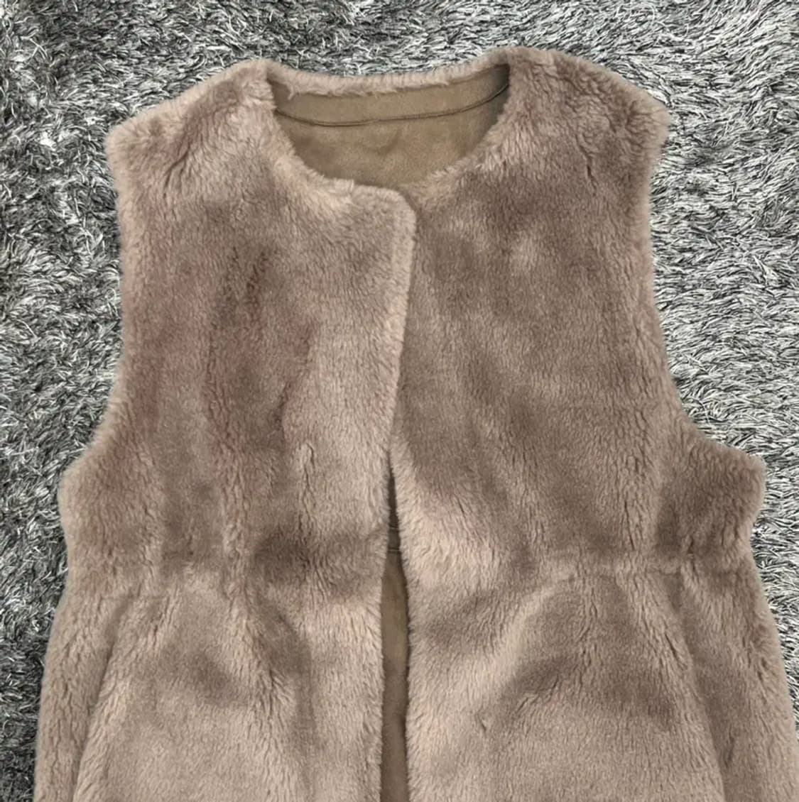 씨티지 여성 양모 롱 베스트 상품이미지2