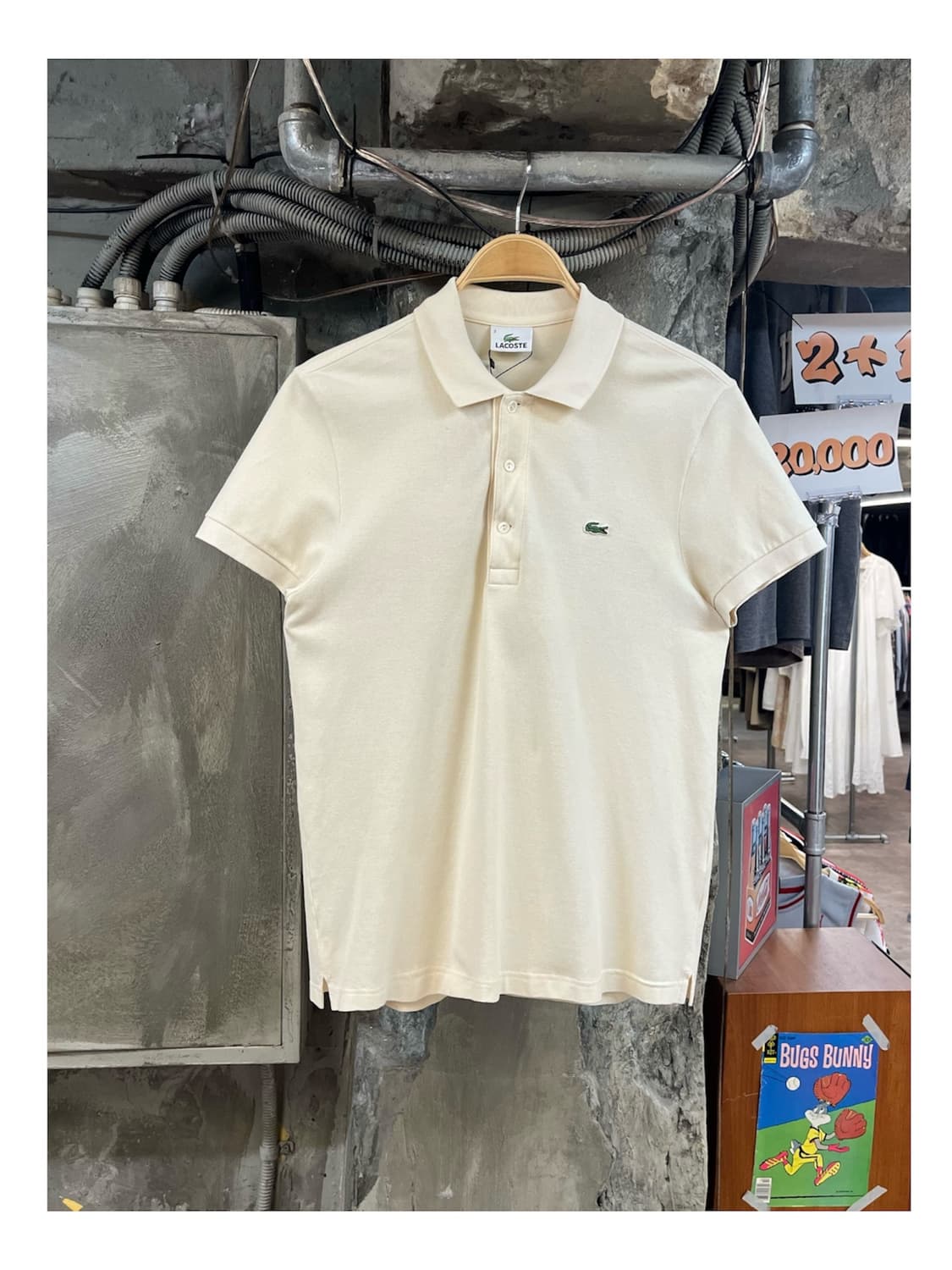 라코스테 반팔 카라티 아이보리 #csz4086 상품이미지1