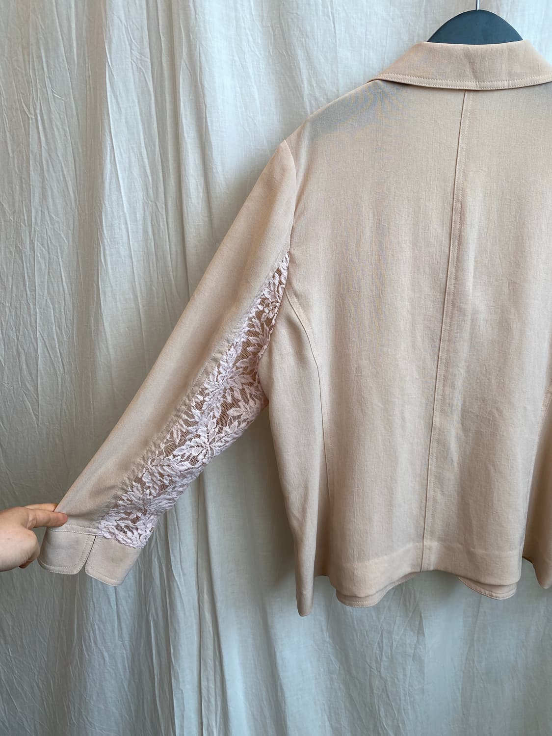 연핑크 레이스 자켓(M-L) 상품이미지8