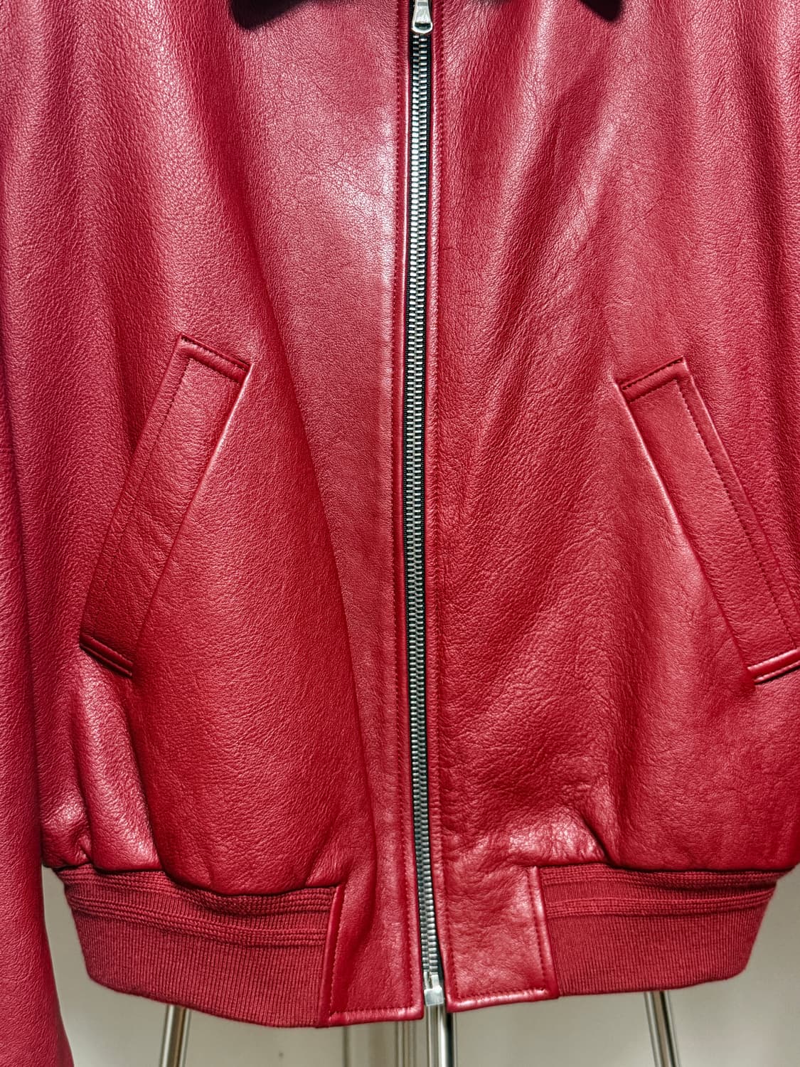 렉토 시그니처 벤 21 빈티지 레드 점퍼 M 상품이미지9