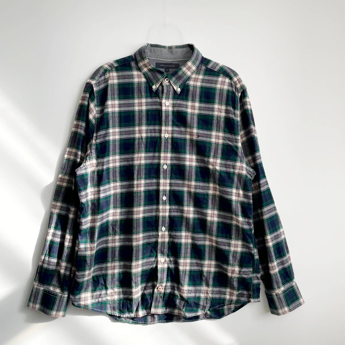 F1 타미힐피거 버튼다운 플란넬 셔츠 XL사이즈 상품이미지1