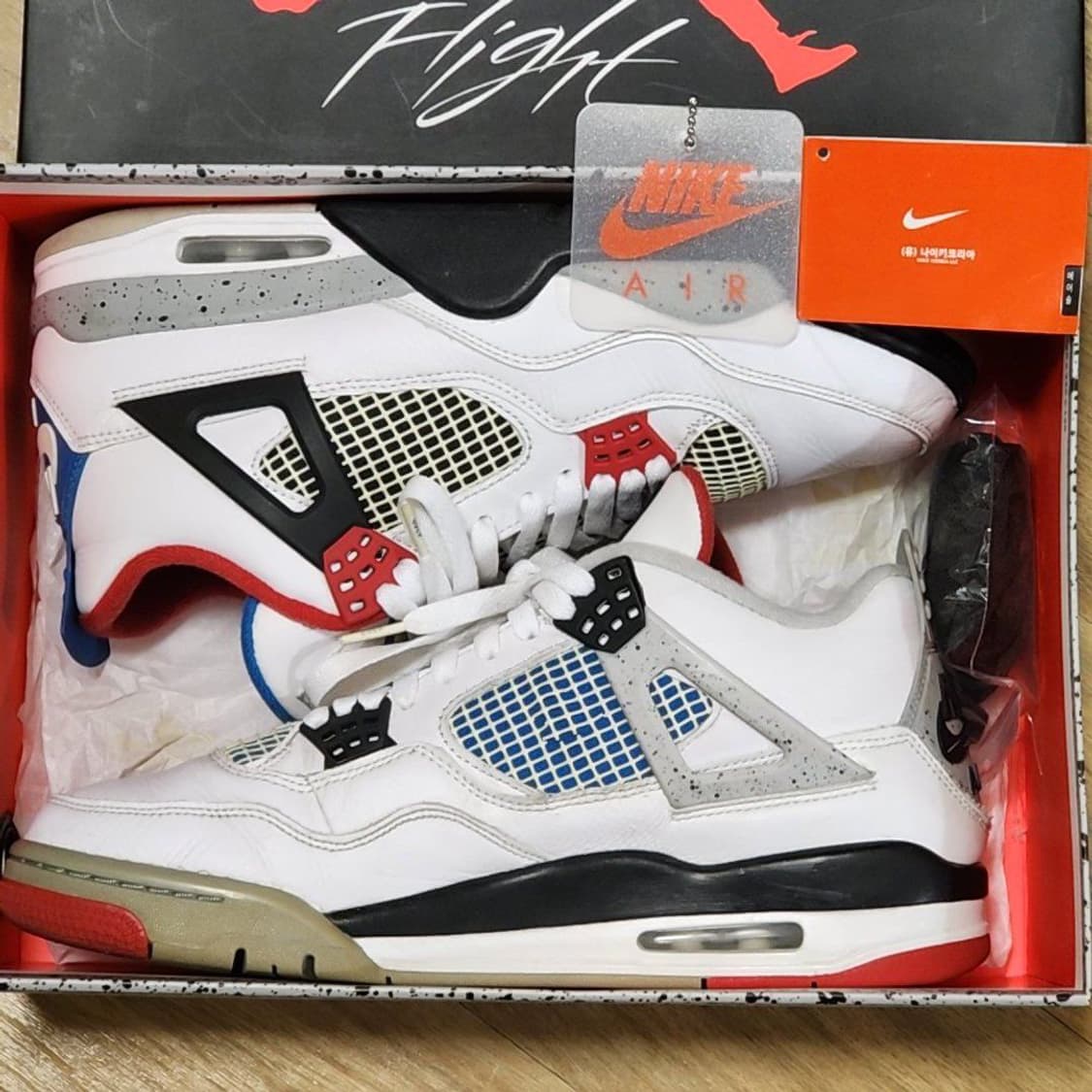 나이키 조던4 285 왓더 한정판 상품이미지2