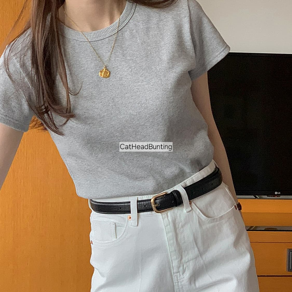 국내 도매택 슬로우비 와플 반팔티_미개봉 새상품 상품이미지7