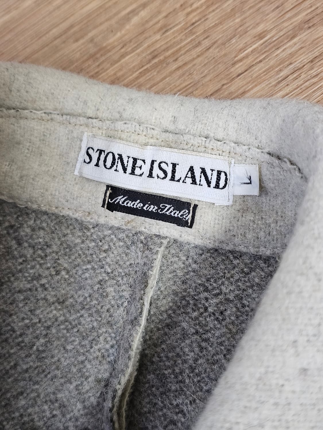 스톤아일랜드 aw1995 아카이브 그린엣지 울 피코트 상품이미지5