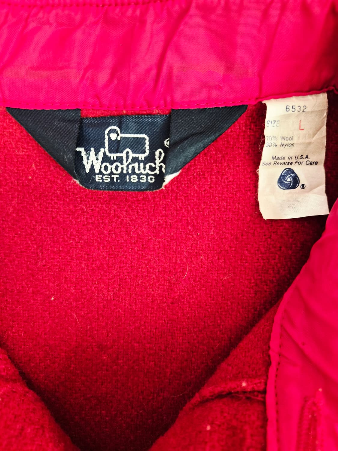 울리치 워크셔츠 wool 레드 라지사이즈 상품이미지8