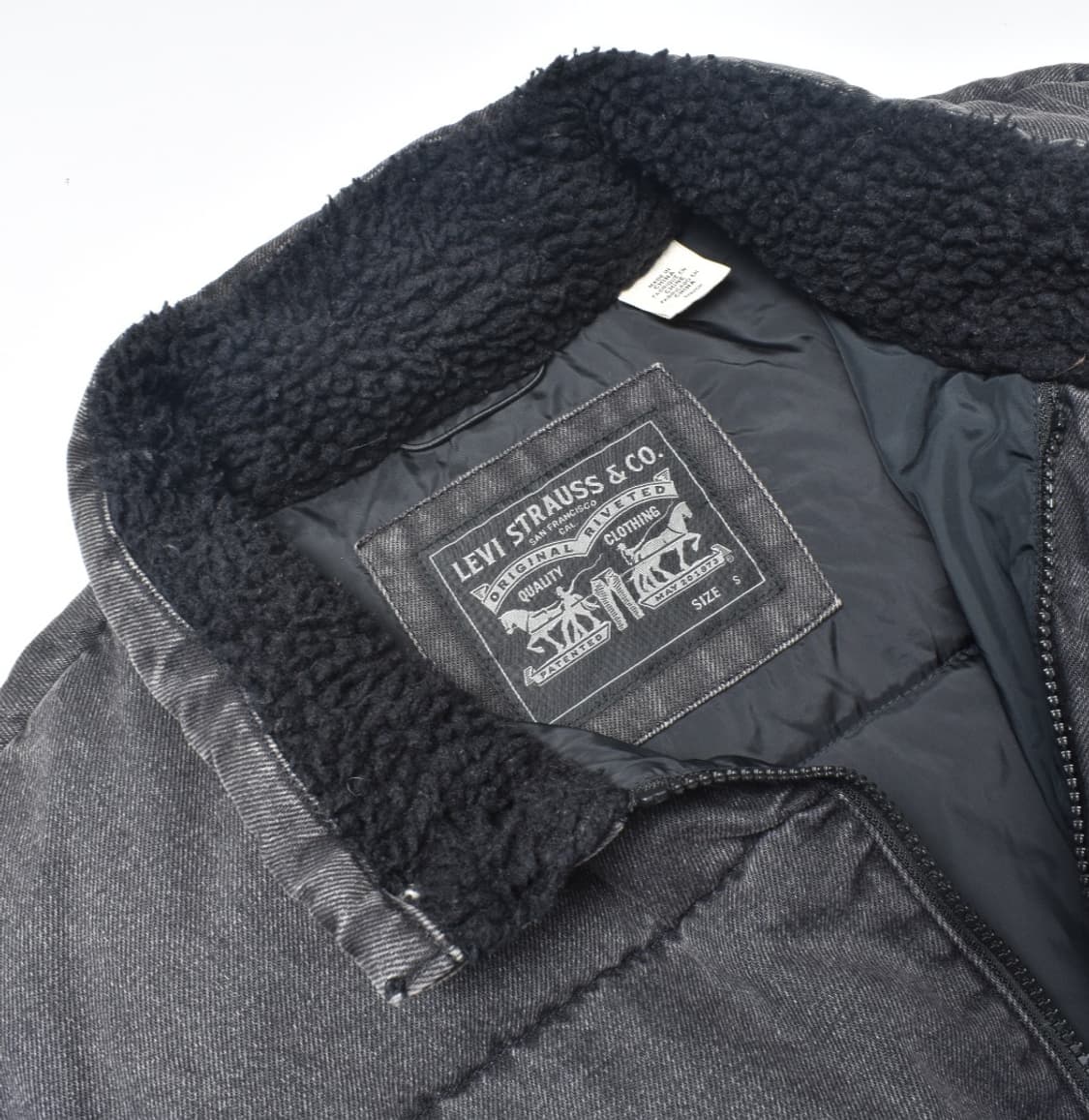 리바이스 다운 패딩 덕다운 자켓 S N0649 상품이미지3