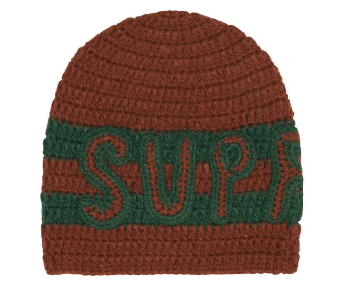 슈프림 크로쉐 비니 브라운 상품이미지1