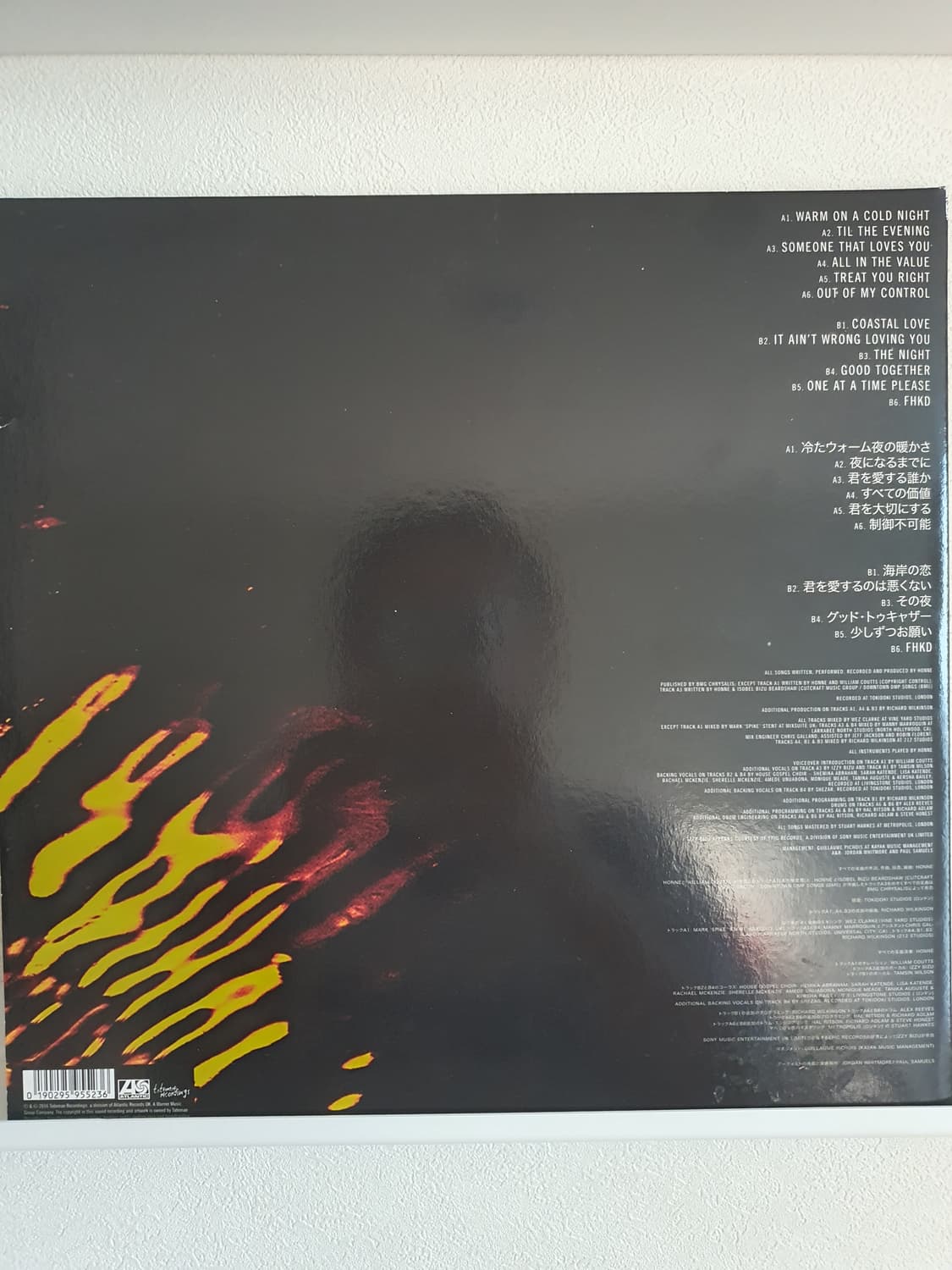 혼네 Honne warm on a cold night LP 블랙반 싸인반 상품이미지2