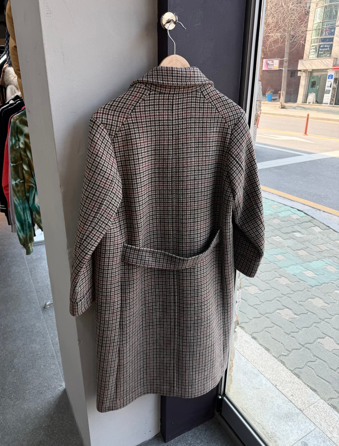 스튜디오톰보이 글랜체크 오버 코트 상품이미지6