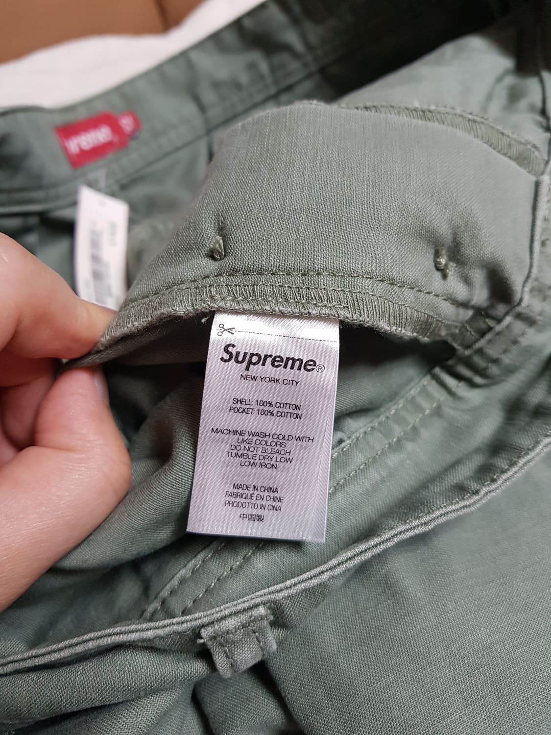 슈프림 카고 팬츠 올리브 23SS 상품이미지6