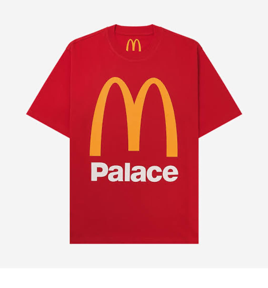팔라스 맥도날드 로고 티셔츠 레드  상품이미지1