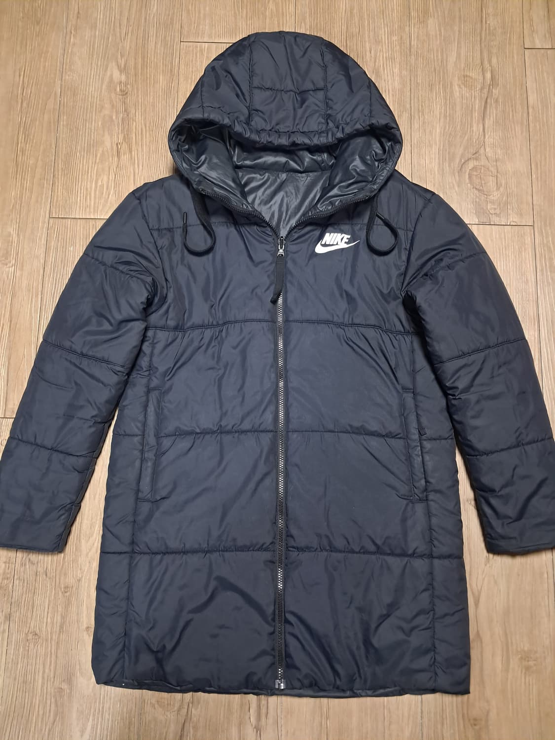 나이키 여성 양면 경량 롱패딩 L 상품이미지2