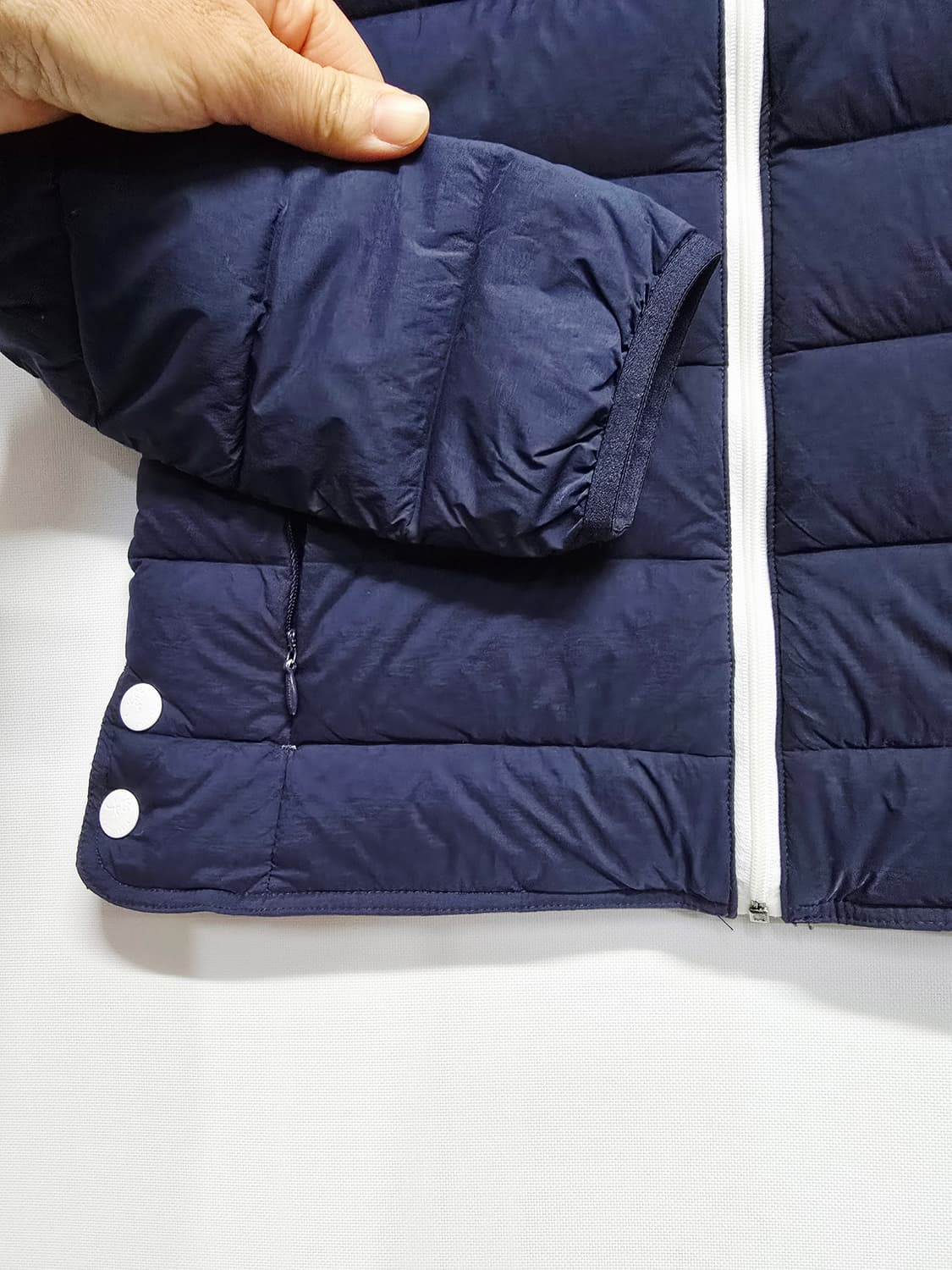 까스텔바작 여성 네이비 경량 구스다운패딩 점퍼 상품이미지4