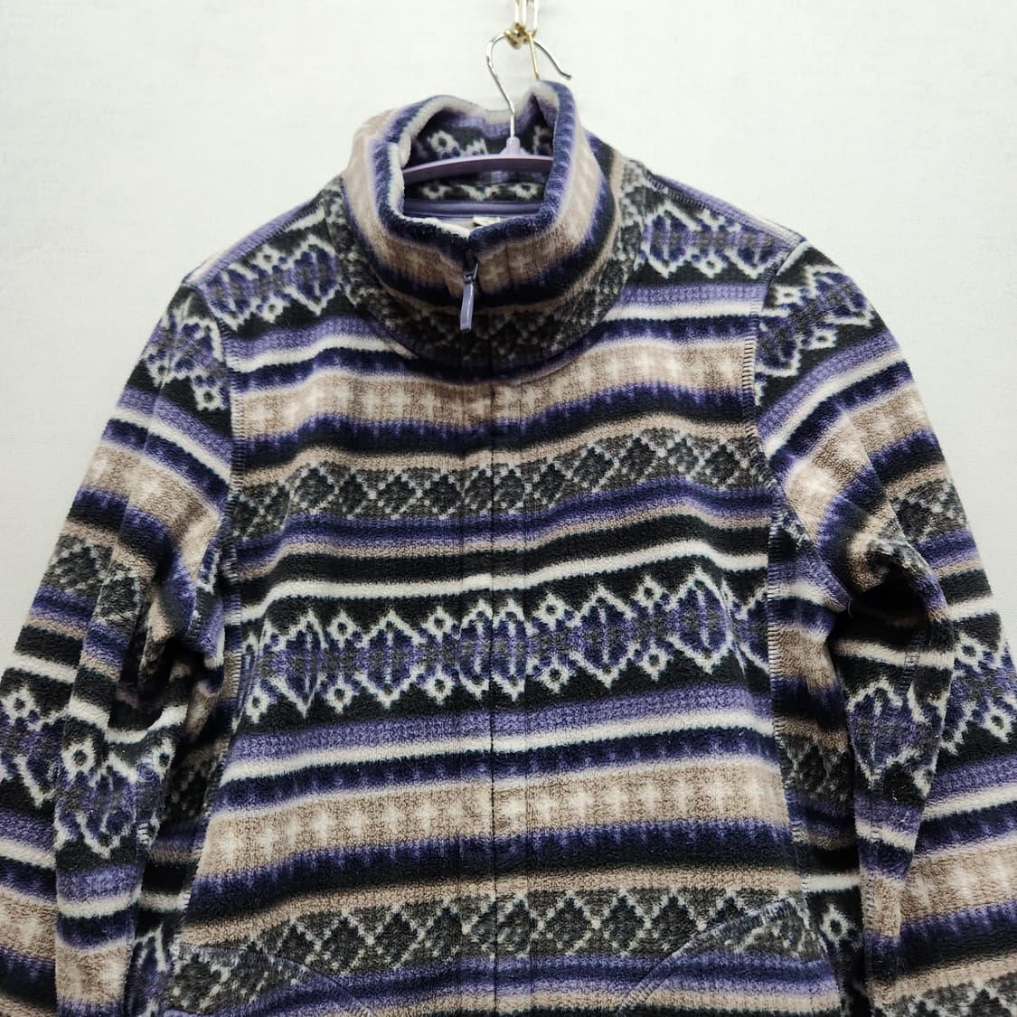 유니클로 노르딕패턴 후리스집업 M(S) 상품이미지2