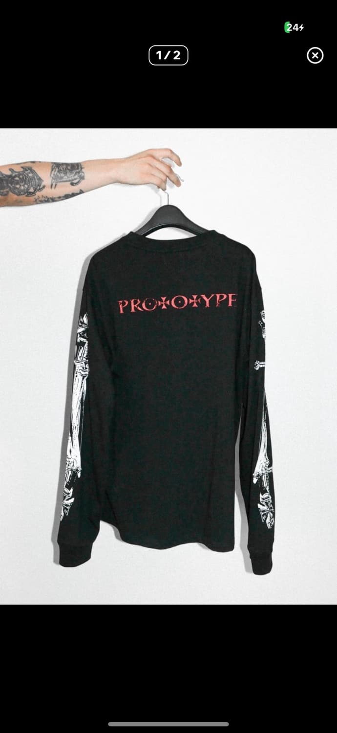 [구매]etce cross sword l/s tee m사이즈 상품이미지1