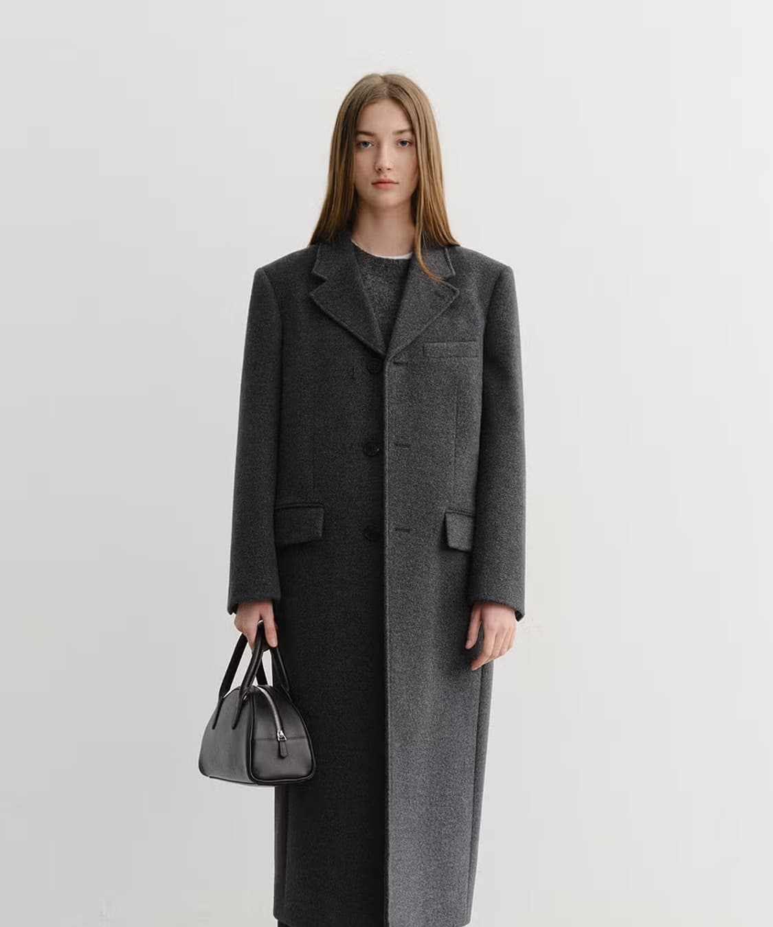 던스트 UNISEX 2-WAY 3 BUTTON CASHMERE COAT 상품이미지1
