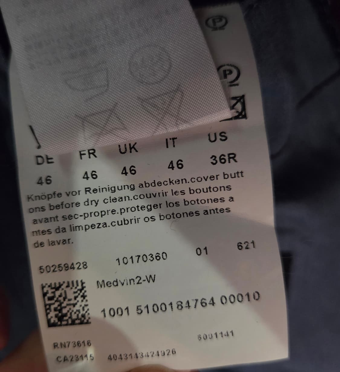 BOSS 보스 버건디 블레이저 상품이미지7