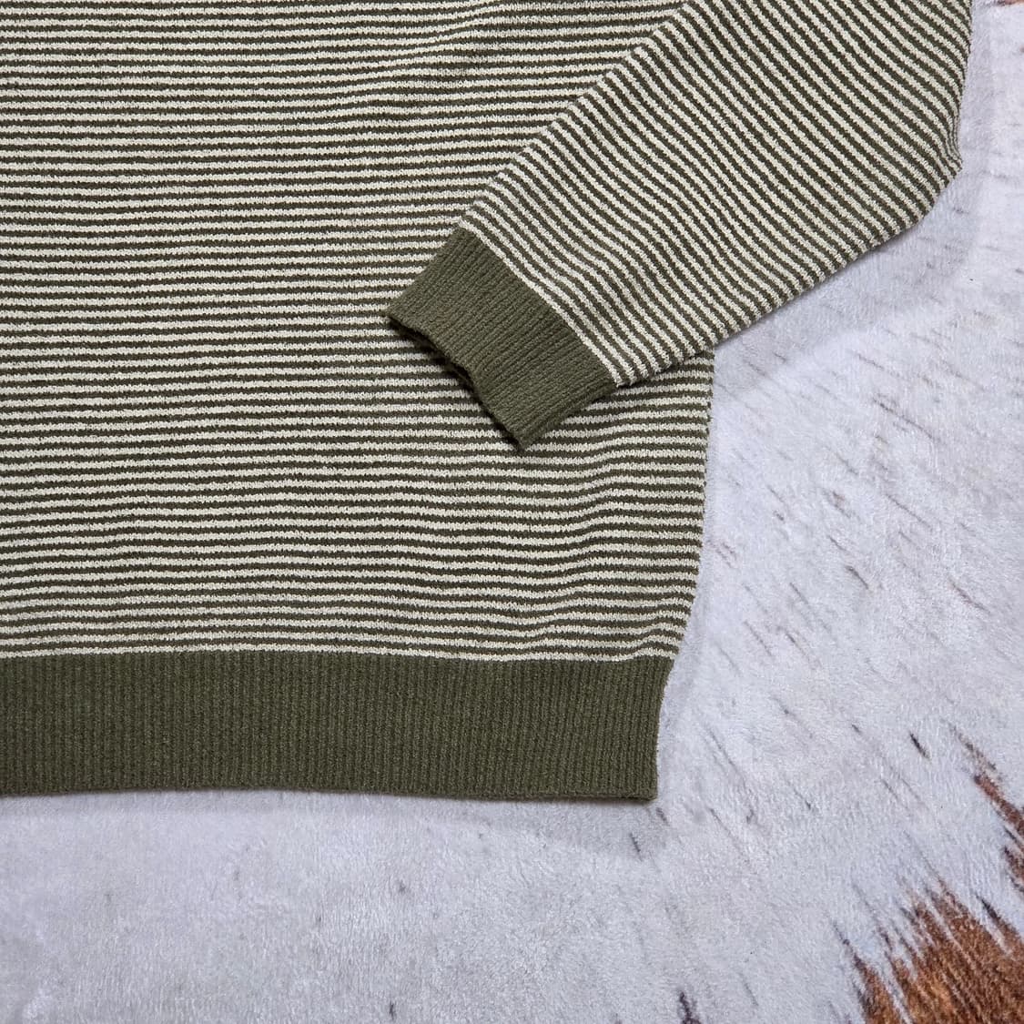 그린 단가라 스프라이프 니트 상품이미지6