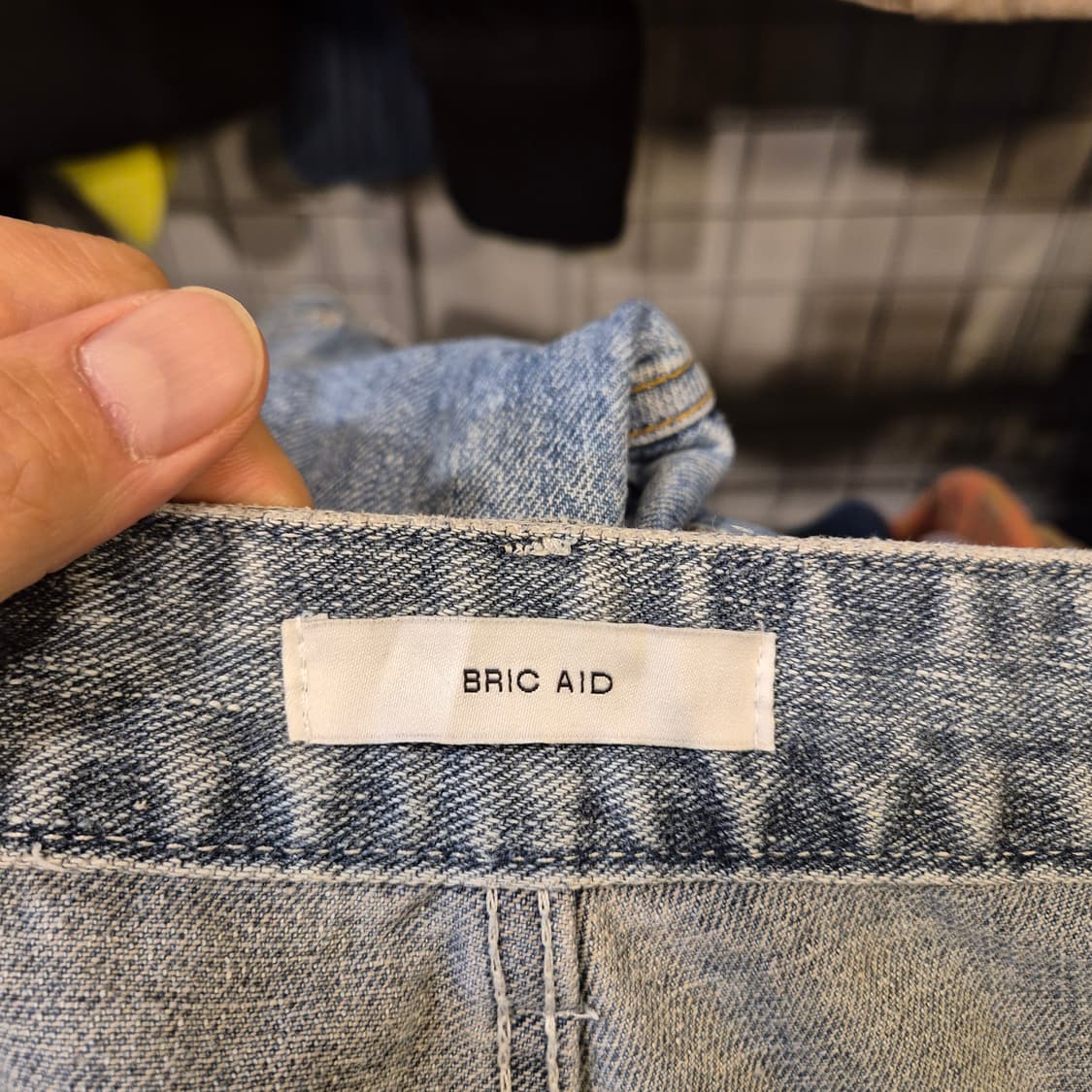 36인치 워싱 와이드데님팬츠  상품이미지3