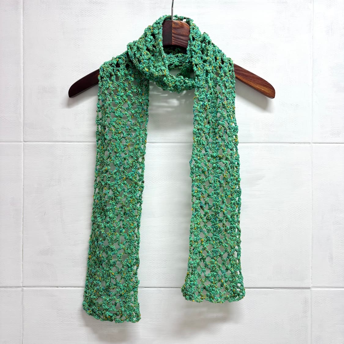 뜨개질 히피 그린 모리걸 머플러 스카프 (JPN) 상품이미지4