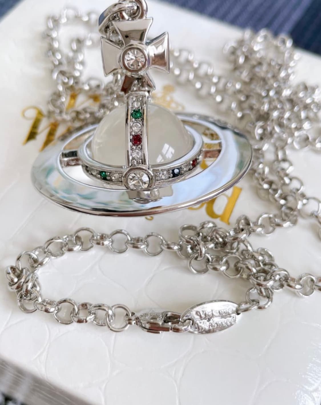 비비안웨스트우드 orb 목걸이 상품이미지1